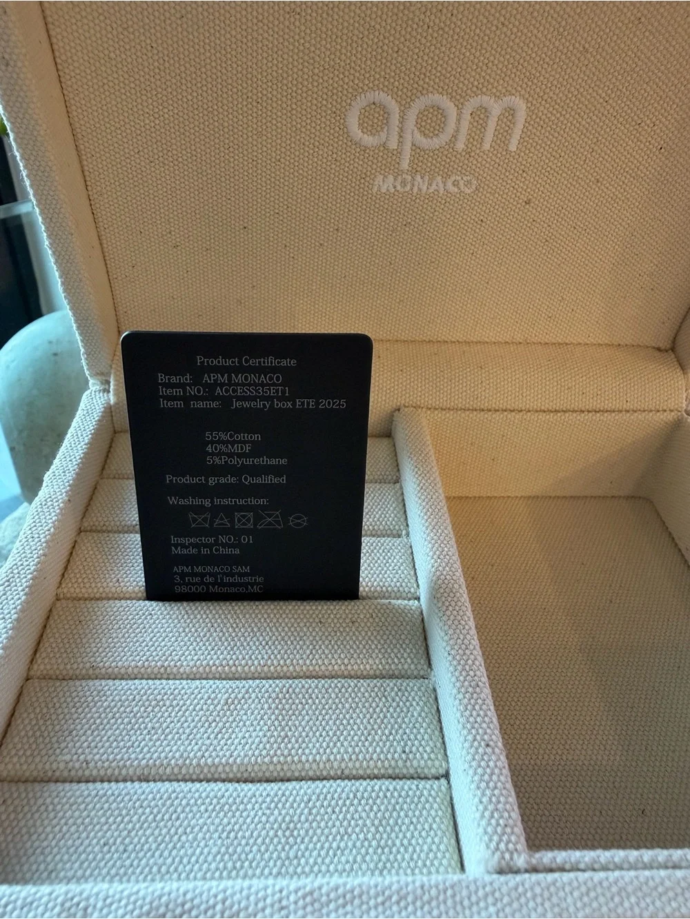 APM Monaco Jewelry Box w/ Gift Box & Certificate – Gift Ready